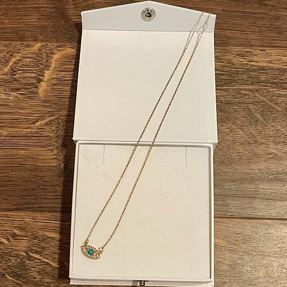 Jennifer Zeuner Tallulah/Evil Eye 14K Necklace - Picture 5 of 12